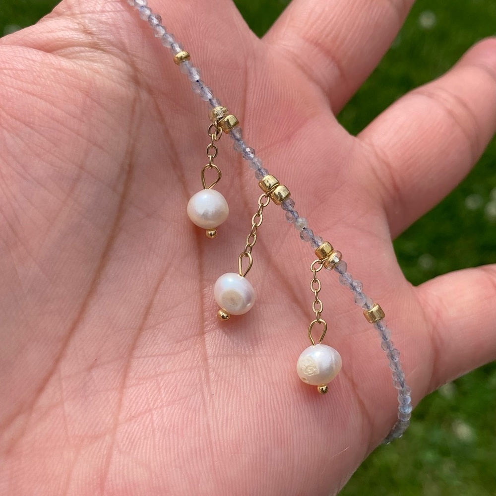Labradorite anklet - Picture 3 of 3